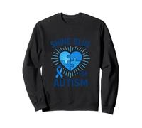 Rompecabezas de concienciación sobre el Autismo con diseño de corazón Sudadera