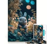 Rompecabezas de Conejito de Peluche para Adolescentes, 1000 Piezas, para Fortalecer la Memoria, entretenido y Divertido Regalo Festivo (50x75cm)