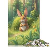 Rompecabezas de Conejo de cartón Premium Divertido para niños y niñas, 1000 Piezas (26 x 38 cm)