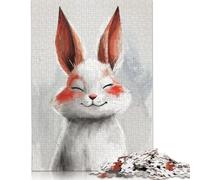 Rompecabezas de Conejo Serenity, Juguete Educativo, Rompecabezas de cartón Premium para Adultos y niños, 1000 Piezas (26 x 38 cm)