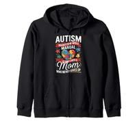 Rompecabezas de corazón para concienciación sobre el autismo Sudadera con Capucha