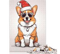 Rompecabezas de Corgi para Adultos, 1500 Piezas, de Madera, Educativo y Familiar, 85 x 57 cm