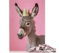 Rompecabezas de Corona de Burro Pastel, Juegos educativos, Actividades Familiares, Rompecabezas de cartón Premium para Mujeres y Hombres, 1000 Piezas (26 x 38 cm)