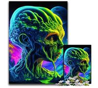 Rompecabezas de Criaturas de 1000 Piezas para Adultos. Rompecabezas imposibles para Adultos Navidad, Halloween, Pascua y Año Nuevo. 50x75cm/19,68x29,52 Pulgadas.