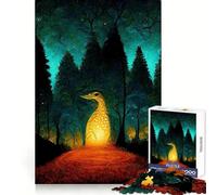 Rompecabezas de Criaturas fantásticas del Bosque de 1000 Piezas para Adolescentes Actividad Divertida y Relajante para ejercitar la Mente Bordes precisos Regalo Ideal (38x52cm)