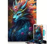 Rompecabezas de Criaturas míticas y fantásticas para Adolescentes, 1000 Piezas, Juguete de lógica Fina, Suave, Relajante, Bordes limpios, Regalo Premium (38x52cm)