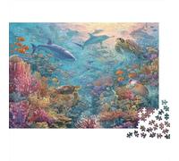 Rompecabezas de Criaturas submarinas: Mundo Submarino, desafiantes, Ideas de Regalo para Hombres y Mujeres, diversión Familiar, 300 Piezas (40 x 28 cm)