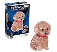 Rompecabezas de cristal estándar rojo caniche