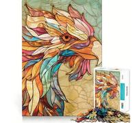 Rompecabezas de Cristal legendarios Phoenix para Adultos, 1000 Piezas, lógica Clara, Juguete, pasatiempo Tranquilo, Corte Perfecto, Regalo Elegante (50x75cm)