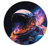 Rompecabezas de Crónicas del Explorador Cósmico para Adultos, 1000 Piezas Redondas, para Principiantes, Ideal para cumpleaños y Regalos navideños (67,5x67,5cm)