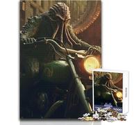 Rompecabezas de Cthulhu conduciendo un helicóptero para Adolescentes, 1000 Piezas, Aprendizaje a través del Juego, Ocasiones Especiales, tamaño 38x26cm