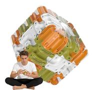 Rompecabezas de Cubo de Laberinto 3D Grande, Bola de Laberinto Interactivo en 3D, Cubo Bola Rodadura Puzzle Laberinto, Práctico Juguete de Entrenamiento Cerebral para Niños Adolescentes