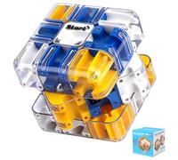 Rompecabezas de Cubo de Laberinto 3D Grande,De Cube Mágico 3D Cubo Bola Rodadura Puzzle Laberinto,Juguete De Ingenio Entretenido Rompeca-bezas,para Niños Adultos Cultiva Pensamiento Positive (Azul)