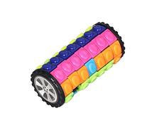 Rompecabezas de Cubo Mágico de Cilindro 3D, Rompecabezas de 7 Capas, Juguete Sensorial Deslizante Colorido, Descompresión de Niños y Adultos, Alivio del Estrés y la