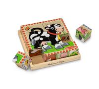 Melissa & Doug Rompecabezas De Cubos De Madera