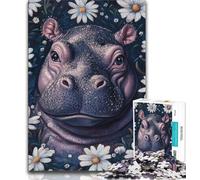 Rompecabezas de Daisy e Hippo para Adolescentes, 1000 Piezas Un Juego desafiante para Disfrutar en Familia con Piezas aleatorias Que encajan Perfectamente (38x26cm)