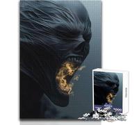 Rompecabezas de Demonio Que escupe Fuego para Adolescentes, 1000 Piezas, solución de Problemas, Educativo, Divertido, Maravilloso y reflexivo, opción de Regalo, tamaño 38x52cm