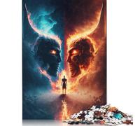 Rompecabezas de Demonios del Infierno para Adultos y Adolescentes, 1000 Piezas, Rompecabezas de Papel para Adultos, Rompecabezas para Adolescentes a Partir de 12 años, 1000 Piezas (75 x 50 cm)
