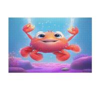 Rompecabezas de deportes de cangrejo 1000 piezas para adultos y niños rompecabezas juegos educativos, juego familiar divertido (75×50cm)