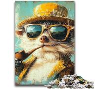 Rompecabezas de Detective Mangosta para Adolescentes, 1000 Piezas, desafiantes Juegos Familiares, Juguete de Bricolaje para decoración de Pared del hogar, Regalos, 50x75cm