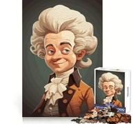 Rompecabezas de Dibujos Animados de Amadeus Mozart 1000 Piezas para Adolescentes para desarrollar la Capacidad de razonamiento para una Experiencia de relajación y atención Plena con Bordes limpios