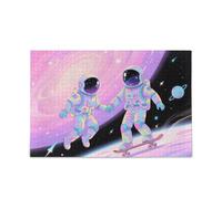 Rompecabezas de dibujos animados de astronauta espacial para adultos, entretenimiento e inteligencia, los mejores regalos para tu familia, rompecabezas para adultos, 500 piezas