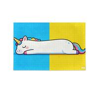 Rompecabezas de dibujos animados de unicornios lindos para niños, juegos familiares, juegos de cerebro, los mejores regalos para tu familia, rompecabezas para adultos, 500 piezas