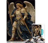 Rompecabezas de Diez Caballeros ángeles Medievales 1000 Piezas Ideal para Adultos Ideal para la interacción Entre Padres e Hijos 38x26cm