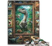 Rompecabezas de Dinosaurios de 2000 Piezas para Adultos y Adolescentes Juguetes educativos, antiestrés, Ideal para Decorar tu Escritorio (70x100cm)