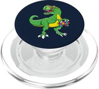 Rompecabezas de Dinosaurios en Abril apoya la Conciencia sobre el Autismo PopSockets PopGrip para MagSafe
