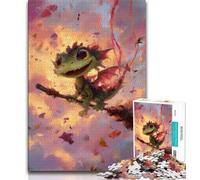 Rompecabezas de Dinosaurios Magos de 2000 Piezas para Adolescentes, desafiante de completar, Pero Divertido y Divertido Regalo de cumpleaños, Regalos, Arte de Pared de 70x100cm