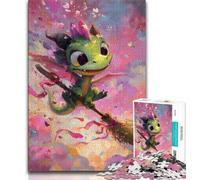 Rompecabezas de Dinosaurios Magos para Adolescentes, 1000 Piezas, Juguetes educativos, Juegos Familiares, cumpleaños, 38x26cm