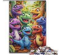 Rompecabezas de Dinosaurios para Adultos de 1000 Piezas ¡Disfruta de Tus Vacaciones en casa! Cada Pieza es única Juego desafiante y Divertido para Toda la Familia (26x38cm)