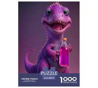 Rompecabezas de Dinosaurios para Adultos y niños. 1000 Piezas, Animales, excelente Regalo, Juguete de desafío, Juegos educativos, decoración del hogar, Regalos, 52x38cm/1000 Piezas