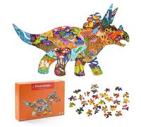Rompecabezas de Dinosaurios para Niños, 150 Piezas Puzzles Tricerátops, Animales Jigsaw Juegos Montessori Educativo Juguetes Regalo para Niños y Niñas de 4 5 6 7 8 9 10 Años