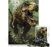 Rompecabezas de Dinosaurios prehistóricos de 1000 Piezas para Adolescentes Juego de ingenio Tiempo de relajación Bordes de Calidad 38x26cm