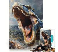 Rompecabezas de Dinosaurios prehistóricos para Adolescentes, 1000 Piezas, para Mejorar la Memoria, con Bordes limpios, 50x75cm