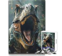 Rompecabezas de Dinosaurios prehistóricos World 1000, Juego Divertido para el Desarrollo cognitivo, reflexivo para Celebraciones, tamaño 38x52cm