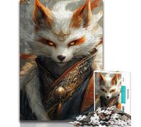 Rompecabezas de Dios Zorro para Adolescentes, 1000 Piezas, desafiante, Pero Divertido y Divertido, Regalo de cumpleaños, Arte Mural, 50x75cm