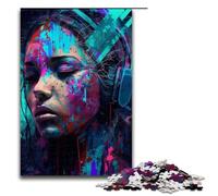 Rompecabezas de Diosa Brillante para Adultos Rompecabezas de Madera desafiante Juego de ingenio para Adolescentes Divertido Juego Interactivo para Toda la Familia 1000 Piezas (75 x 50 cm)