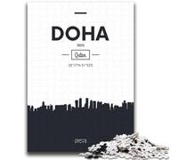 Rompecabezas de Doha (Qatar) para Adultos (2000 Piezas) Ejercita el Cerebro Juguetes adictivos para Cultivar la Paciencia Juego de desafío único 2000 Piezas (70x100cm)