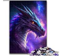 Rompecabezas de Dragón Cósmico de 1000 Piezas para Adultos y Adolescentes, Noches de Juegos, Juguete Colorido para Regalar en casa (50x75cm)
