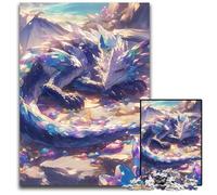 Rompecabezas de Dragón de Cristal en el Postre para Adultos Rompecabezas Imposible para Adultos Ideal para Enamorados Navidad Año Nuevo y San Valentín 1000 Piezas (75 x 50 cm)