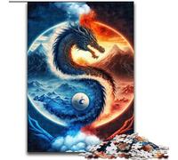 Rompecabezas de dragón Galaxy Art para Adultos, 1000 Piezas ¡Cada Pieza es única! Juego Familiar desafiante (26x38cm)