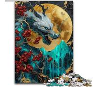 Rompecabezas de dragón mágico de 1000 Piezas para Adultos, desafiante Rompecabezas, Actividad Familiar, decoración del hogar, Regalo navideño, 50x75cm