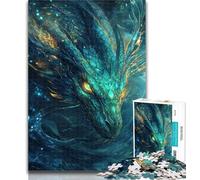 Rompecabezas de dragón Misterioso para Adultos, 1000 Piezas, Ideal para Adolescentes, Regalos, Juguetes educativos, Alivio del estrés, Mejora el Amor en Pareja, 50x75cm