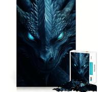 Rompecabezas de dragón místico para Adultos, 1000 Piezas Fortalece la Memoria Divertido y Relajante Borde de Calidad Regalo Ideal para Festivales (38x26cm)