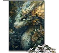 Rompecabezas de dragón Volador Misterioso para Adolescentes, 1000 Piezas, Juegos educativos, decoración del hogar, Ideal para Escritorio (50x75cm)