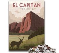 Rompecabezas de El Capitán Yosemite para Adolescentes (1000 Piezas, 50x75cm)