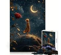 Rompecabezas de El Principito bajo Las Estrellas para Adolescentes, 1000 Piezas, Juguete para ejercitar la Mente, fácil y Divertido de armar, Regalo Ideal 38x52cm
